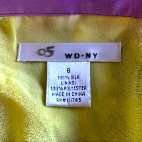 WD.NY Womens Pleated Silk Skirt Sz 6 Floral Lined Y2K Easter Flowy Coquette Girl - Picture 7 of 8